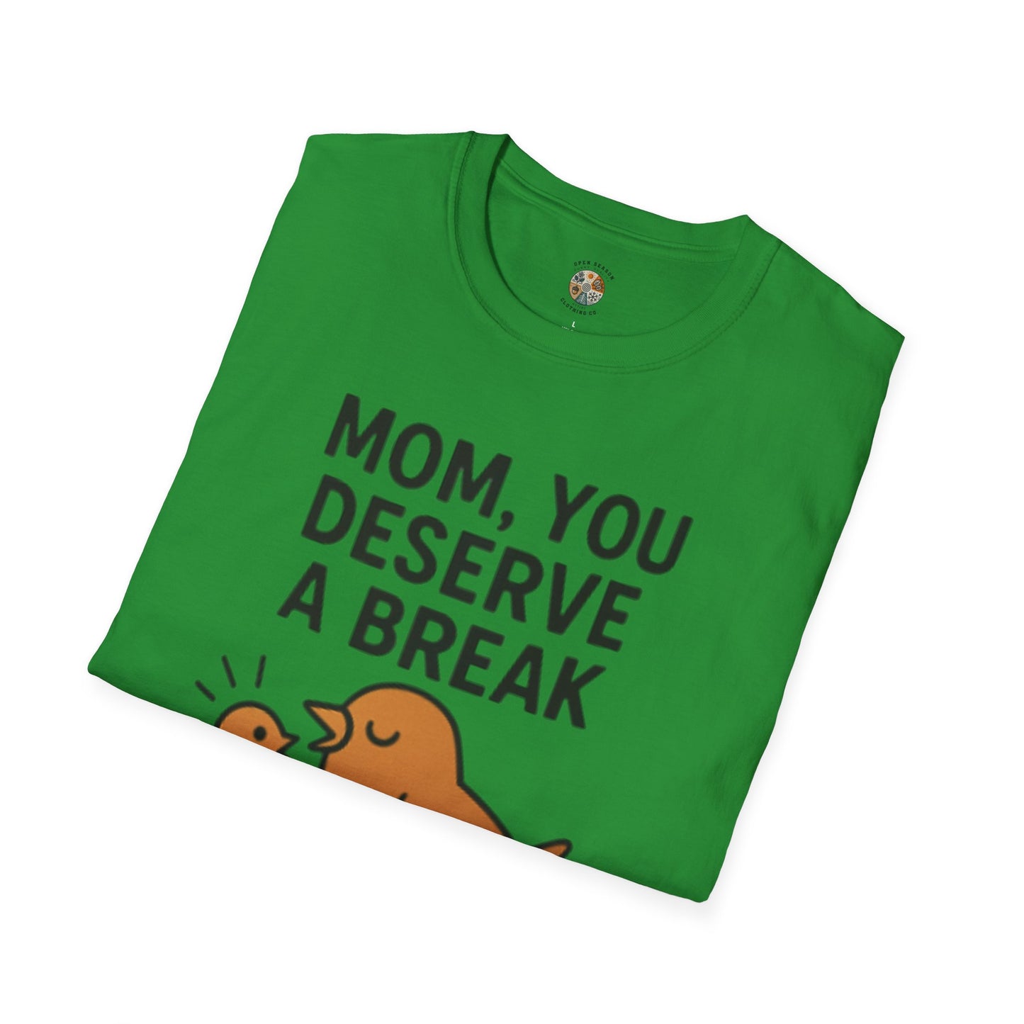 Mom's Day Off Unisex Softstyle T-Shirt – Perfect Gift for Mother’s Day, Fun and Relaxed Fit