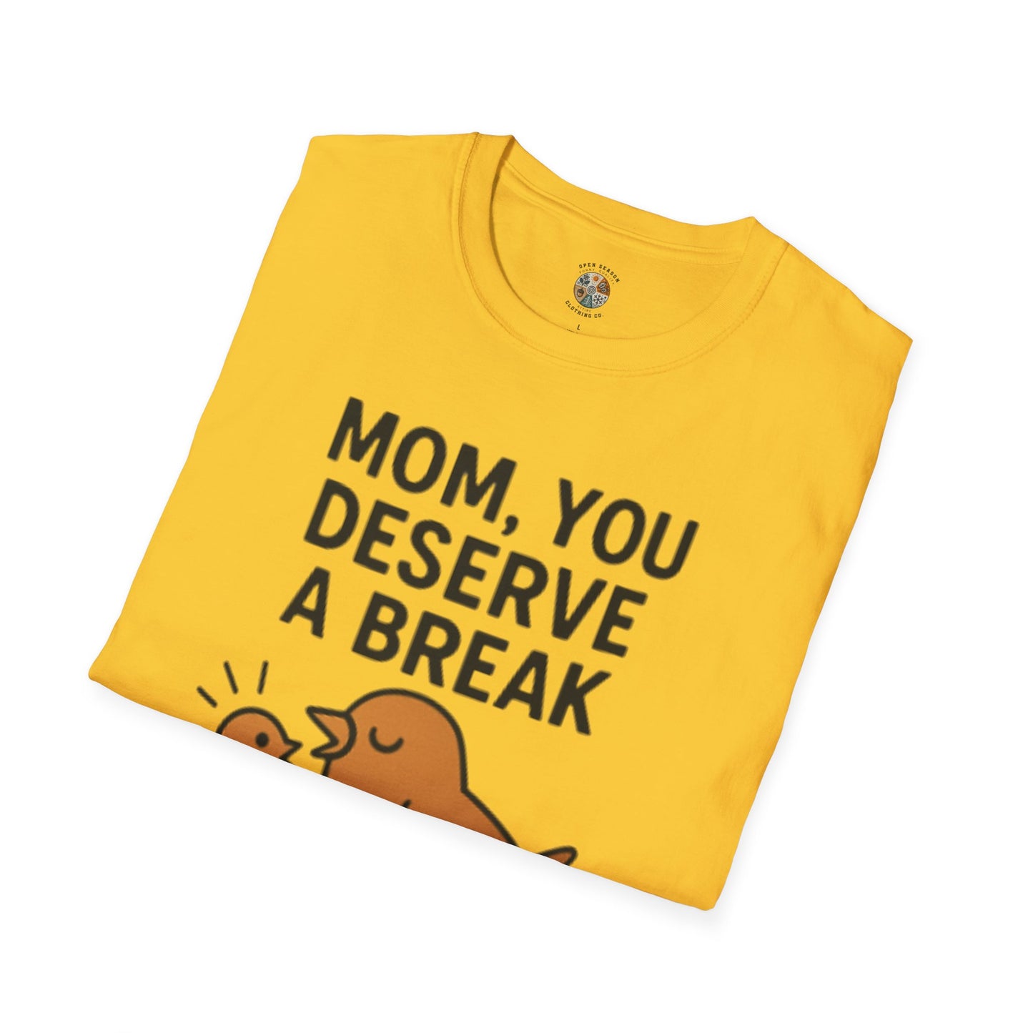 Mom's Day Off Unisex Softstyle T-Shirt – Perfect Gift for Mother’s Day, Fun and Relaxed Fit