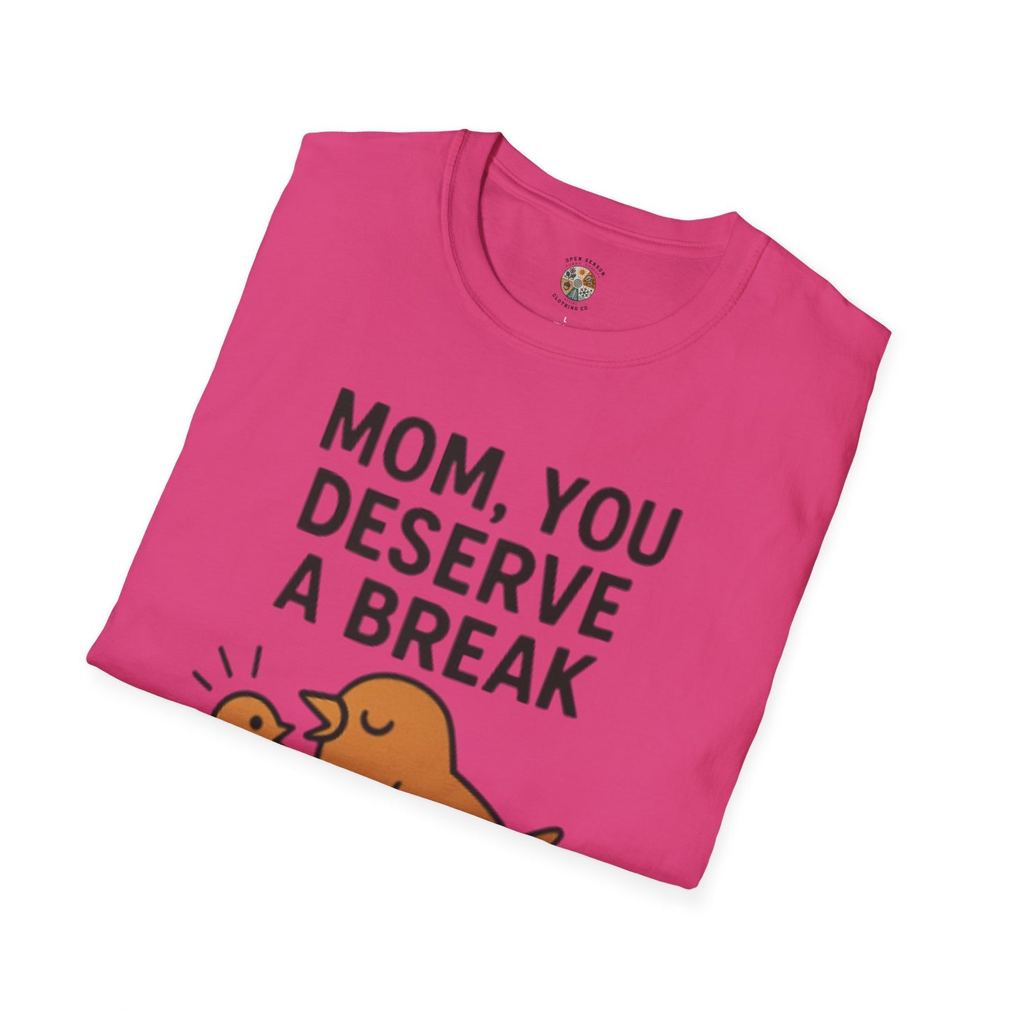Mom's Day Off Unisex Softstyle T-Shirt – Perfect Gift for Mother’s Day, Fun and Relaxed Fit