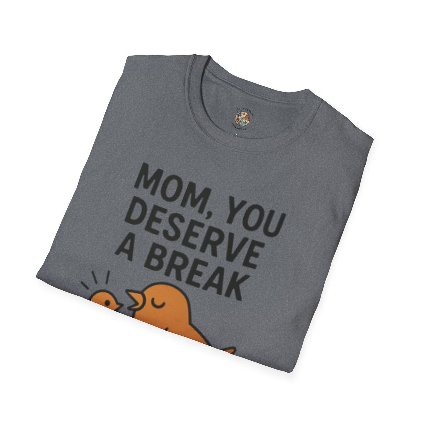 Mom's Day Off Unisex Softstyle T-Shirt – Perfect Gift for Mother’s Day, Fun and Relaxed Fit